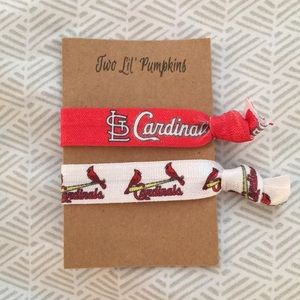 St. Louis Cardinals hair ties